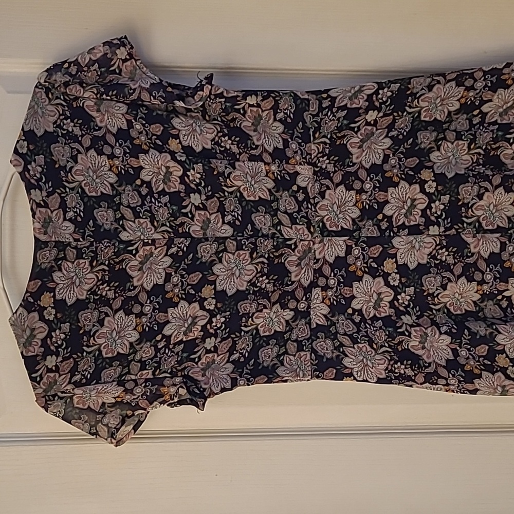 LIKE NEW Altar'd State Floral Print High Low Floral Short Sleeved Dress - Picture 12 of 12